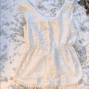 CLOSET CLEAR OUT White Lace cover up